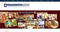 Desktop Screenshot of annaifathimabed.org